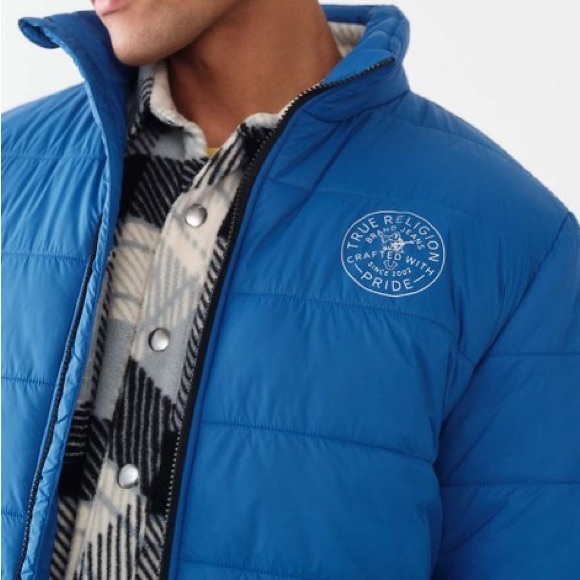TRUE RELIGION SOLID PUFFER JACKET - Picture 5 of 5